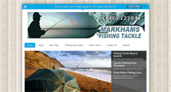 Desktop Screenshot of markhamsfishingtackleonline.co.uk